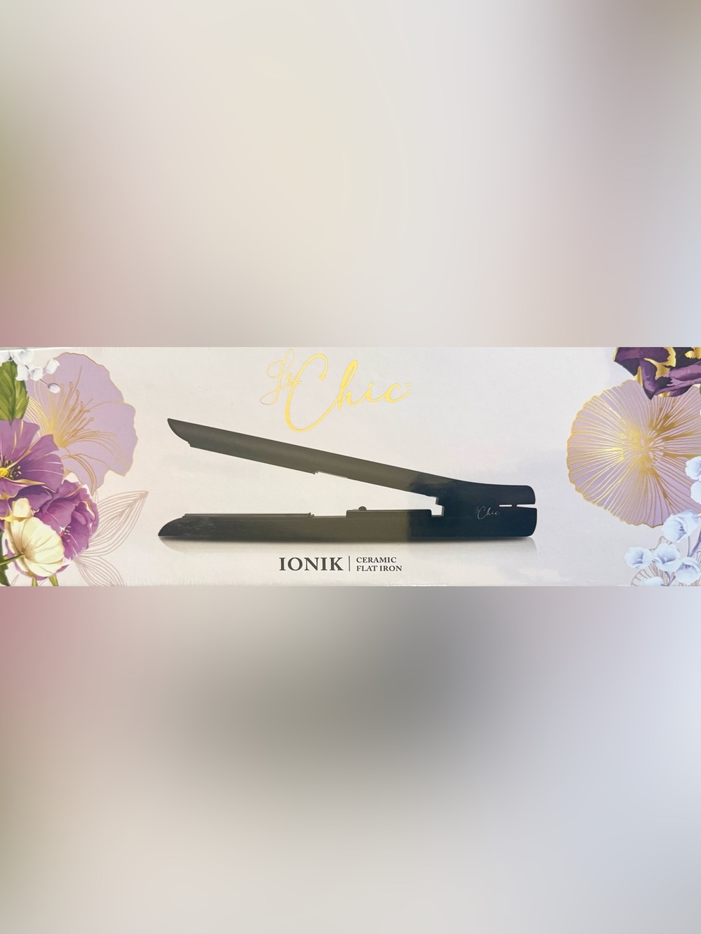 Le chic ionik Ceramic Flat Iron - Black